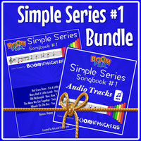 Simple Series Bundle - Songbook and Audio mp3 Tracks - Boomwhackers 