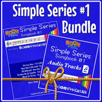 Simple Series Bundle - Songbook and Audio mp3 Tracks - Boomwhackers