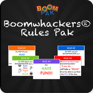 Boomwhackers® Rules "Pak" for Bulletin or Smart Board - Boomwhackers 